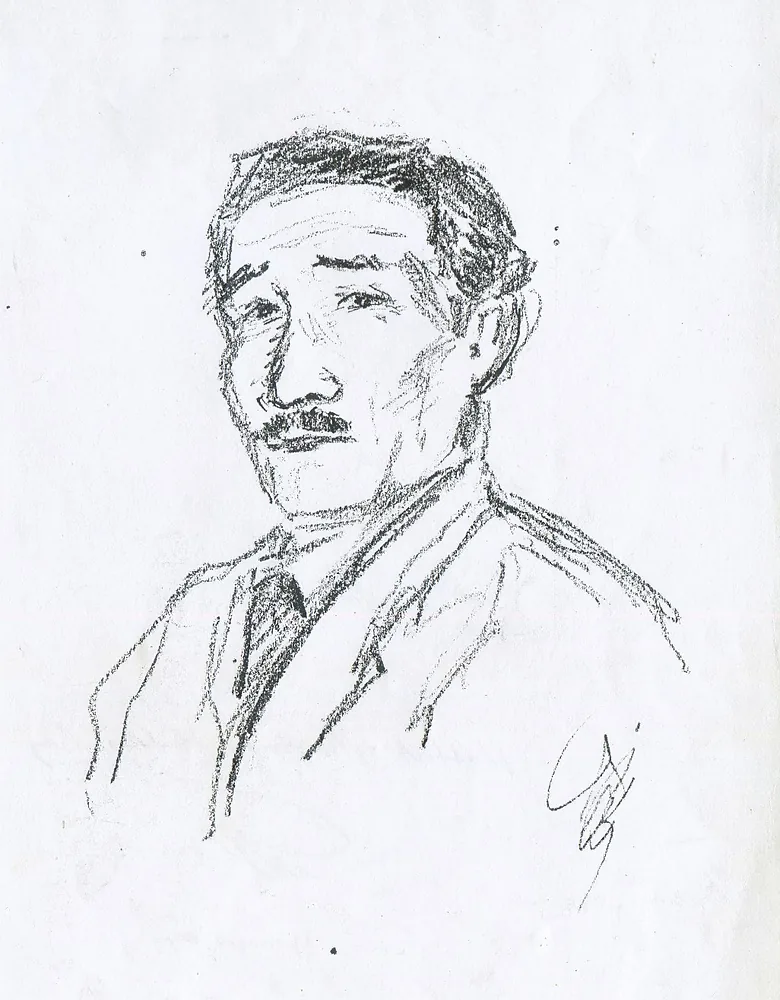 Portre, Hattat Mustafa Halim